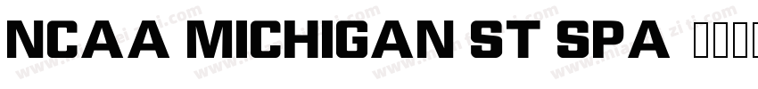 NCAA Michigan St Spa字体转换